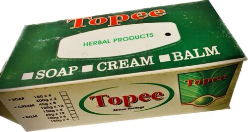 Topee Natural Soap -  Big Carton (24 pieces of transparent bar soap)